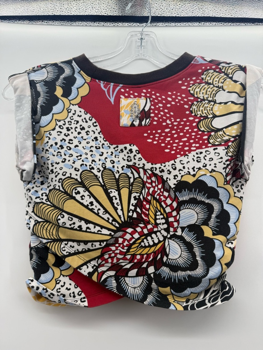 free people movement Hot Shot Wildflower Crop Top Size S Rare Print Activewear - Picture 2 of 12